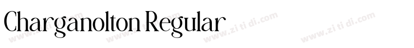 Charganolton Regular字体转换